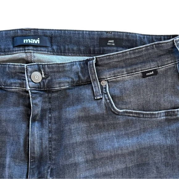 Mavi Jake Slim Leg Light Smoke Feather Blue men size 40x30 - Picture 6 of 16